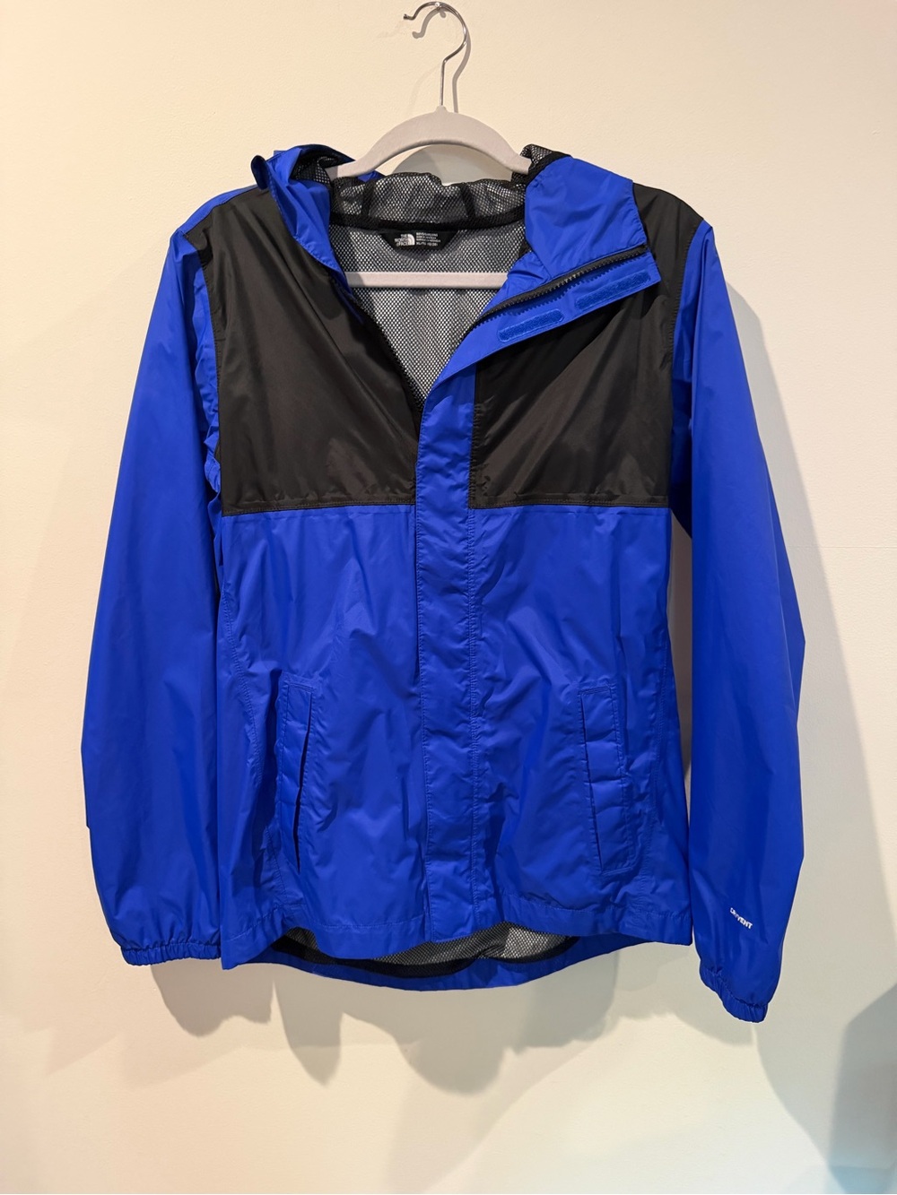 The North Face Blue and Black Boy’s Windbreaker Jacket